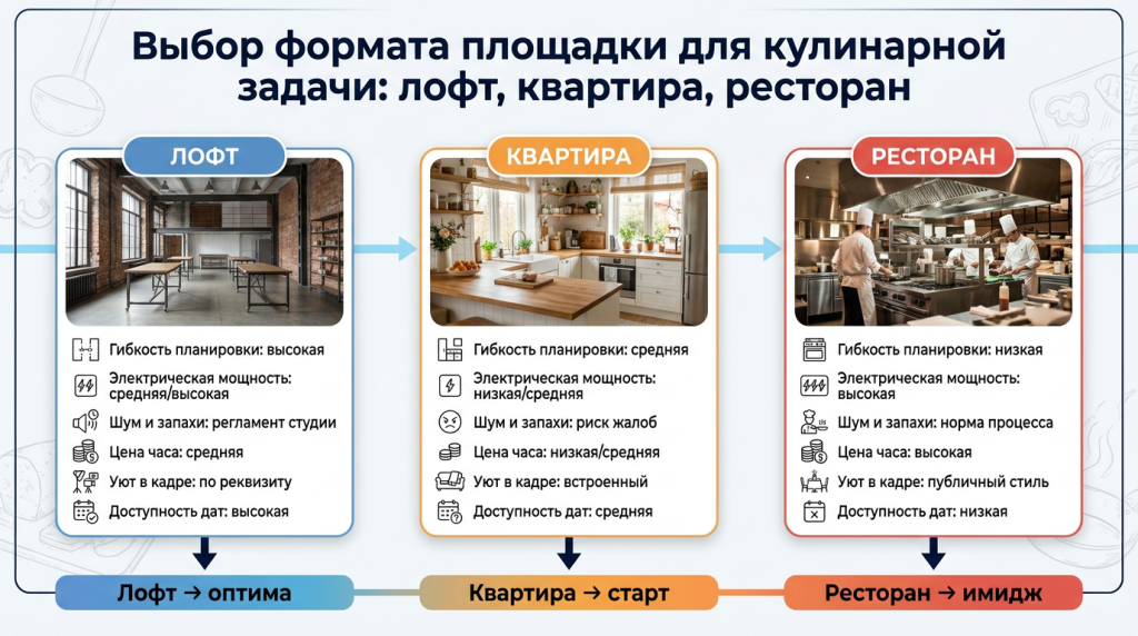 Выбор формата площадки